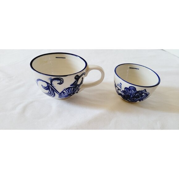 Ruan Hoffmann Anthropologie Jardin Measuring 1/2 cup & 1 cup Nested - Picture 1 of 7